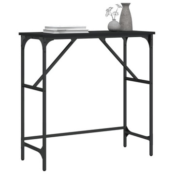 STOLIK KONSOLOWY CZARNY 75X32X75CM