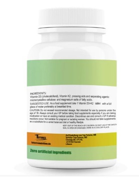 WItamina D3 20000IU + Wit K2 200mg 360 tab