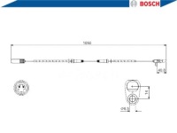 Bosch датчик abs bmw задняя e39 520d-54 bosch Цена, фото thumb