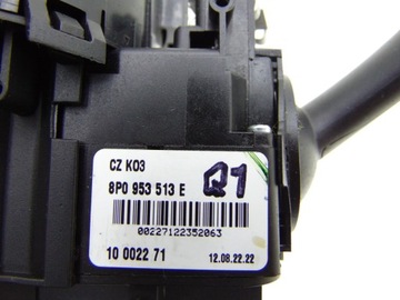 фото thumb №8, Перемикач комбінований стрічка підкермові важелі audi a3 8p 08-