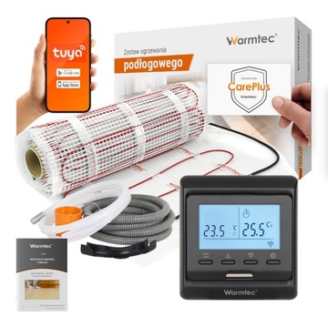 Нагревательный мат под плитку 1,5 м2 170Вт/м2 Warmtec DS2-15/T520 WiFi