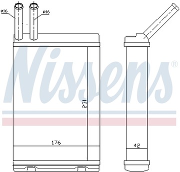 фото thumb №16, Nissens 73642 обігрівач volvo 740 82- 2.0 i