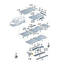 фото thumb №7, Новий оригінал blachowkręt vw crafter 06-16 оригінальний номер wht001440