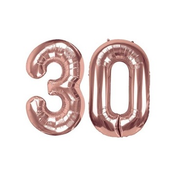 ШАРЫ на 30 шт. фольга 35см РОЗИГОЛОД