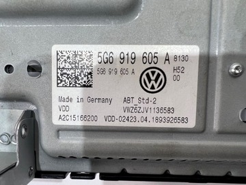 фото thumb №5, Навігація радіо vw golf 7 рестайлінг 5g619605a