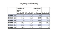 ДЕКОР диаметр цветочного горшка 14 см цвет дерева
