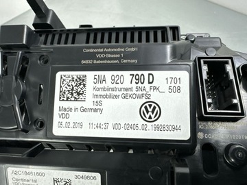 фото thumb №12, Volkswagen tiguan allspace 2019 спідометр  / спідометр 5na920790d