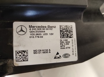 фото thumb №11, Mercedes w243 eqa eqb лампа led p.p. a2439069000