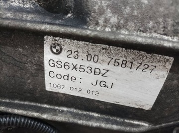 фото thumb №7, Коробка передач коробки передач jgj 7581727 gs6x53dz 3.0 d xdrive bmw seria 3 v e90