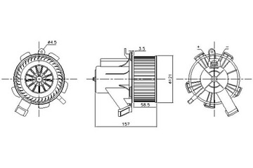 фото thumb №2, Nissens воздуходувка smart fortwo 0.8d/1.0/electric 01