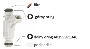 Ремкомплект форсунки 0280155870 0280155835 0280155744 A1130780049