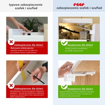 Защита от закрытия ящика, 2 шт.. Сертификат REER.