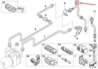 фото thumb №8, Bmw z4 coupe e86 left brake шланг 34306774341 6774341