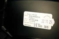 фото thumb №6, Полиця бардачка пасажира vw caddy 2k5 2k5858909b