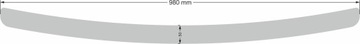 фото thumb №8, Планка na бампер mitsubishi lancer x 4d 2007-2016