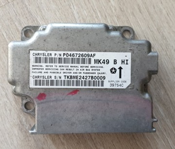 фото thumb №1, Модуль датчик подушка безпеки jeep compass p04672609af