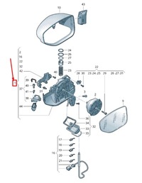 фото thumb №9, Audi a7 sportback 4k правый сторона door wing mirror base 4k8857410aa9b9
