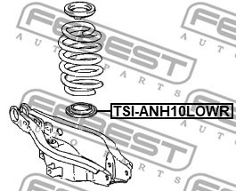 фото thumb №2, Вставка нижня пружини зад do lexus ct hs