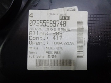 фото thumb №9, Боковина оббивка двері fiat panda 3 iii 2012- праві задній