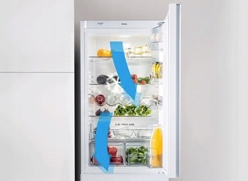 Холодильник Amica FK 2695.2FTX(E) INOX NO FROST ВxШxГ 170x54x58см размер SLIM