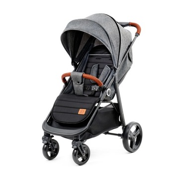 Wózek spacerowy spacerówka 22 kg duże koła i kosz GRANDE PLUS Kinderkraft