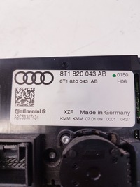 фото thumb №7, Панель климатроник audi a4 a5 q5 8t1820043ab