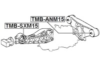 фото thumb №2, Febest сайлентблок опоры дифференциал toyota sienna asl30 gsl3