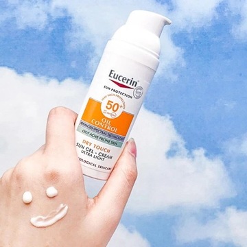 EUCERIN Sun Protection Oil Control Легкий защитный гель-крем SPF 50, 50 мл