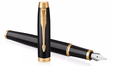 ШАРИКОВАЯ РУЧКА PARKER + ПЕРЬЕВАЯ РУЧКА IM BLACK GT