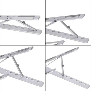 Stojak Na Laptopa Stojak Chłodzący Z Aluminium Składany Regulowany Etui