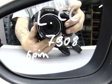 фото thumb №10, Дзеркало ліві лівий перед комплектні vw passat cc la7w 6-pin 6 pin контактів