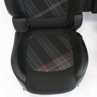 Mini paceman r61 сидіння sport комплект шкіра матеріал чорний hot cross Недорого, фото thumb