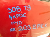 фото thumb №16, Peugeot 308 ii t9 бампер передний 4xpdc версия allure przed lift