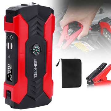 ПОРТАТИВНЫЙ СТАРТЕР POWER BANK УСИЛИТЕЛЬ АВТОМОБИЛЬНОГО АККУМУЛЯТОРА