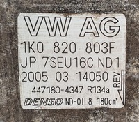 фото thumb №5, Компресор кондиціонера vw golf v 1.4 16v 1k0820803f