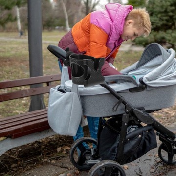ДЕРЖАТЕЛЬ БУТЫЛКИ НА ТЕЛЕЖКЕ ДЛЯ КРУЖКИ С ПАСТОЙ МОЩНОГО СРЕДСТВА