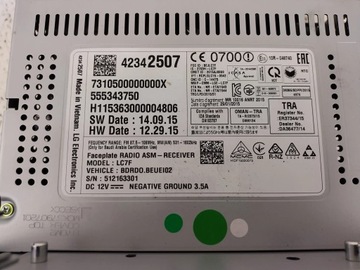 фото thumb №7, Opel adam радио навигация экран 42342507 оригинал