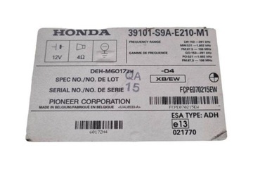 фото thumb №8, Радио з навигация honda cr-v ii rd_ 39101s9ae210m1 2.0l бензин 110kw