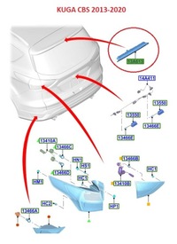 фото thumb №14, Світло стоп-сигнал задні ford kuga mk2 2012- оригінальний номер 2251160