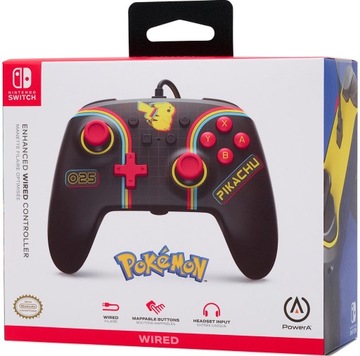 PowerA SWITCH Pad Улучшенная аркада «Покемон Пикачу»