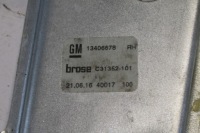 Механизм стекло правый задний  opel astra k v в Украине, фото thumb