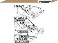 фото thumb №3, Рычаг jeep зад commander 2006-2010 le pr внутренний #petrolhead pro+ kit1