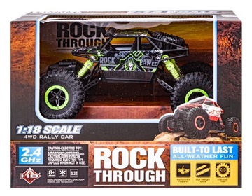 Автомобиль Авто RC ROCK CRAWLER 2,4 ГГц 1:18 Зеленый