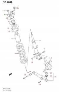 фото thumb №3, Suzuki ignis wagon r+ 1998 - 2007 - подушка амортизатора