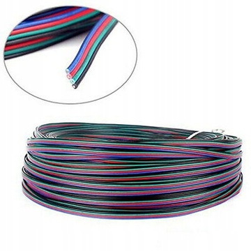 Кабель для светодиодной ленты RGB 12В/24В 4-жильный 4х0,35