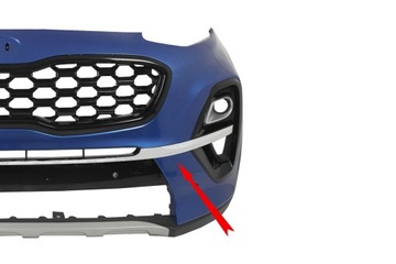 KIA SPORTAGE 2019 LIFT CHROME ХРОМНАЯ НАКЛАДКА НА БАМПЕР ЛЕВАЯ