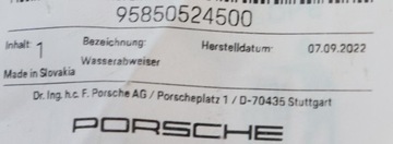 фото thumb №6, Porsche cayenne 958 переднее левый бампер дефлектор воды 95850524500 j-1398