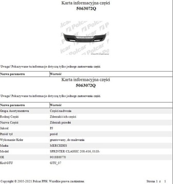 фото thumb №3, Бампер перед mercedes sprinter 04.00-12.02