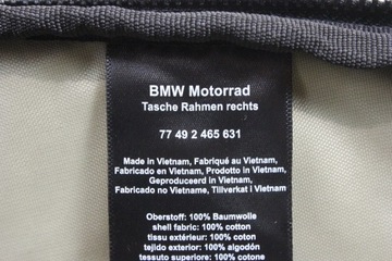 СУМКА SMALL FRAME СЕДЛО ПРАВОЕ BMW R18 K34 2467631