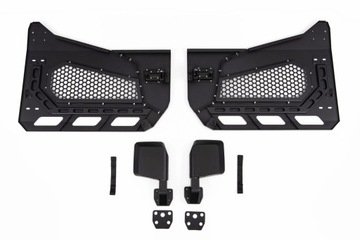 фото thumb №12, Дверь полудвери ковбойские алюминий 5mm+ зеркало jeep wrangler jk 07-17 4d